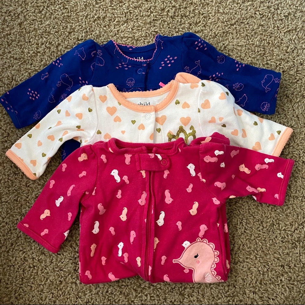 Set of baby girl pj’s